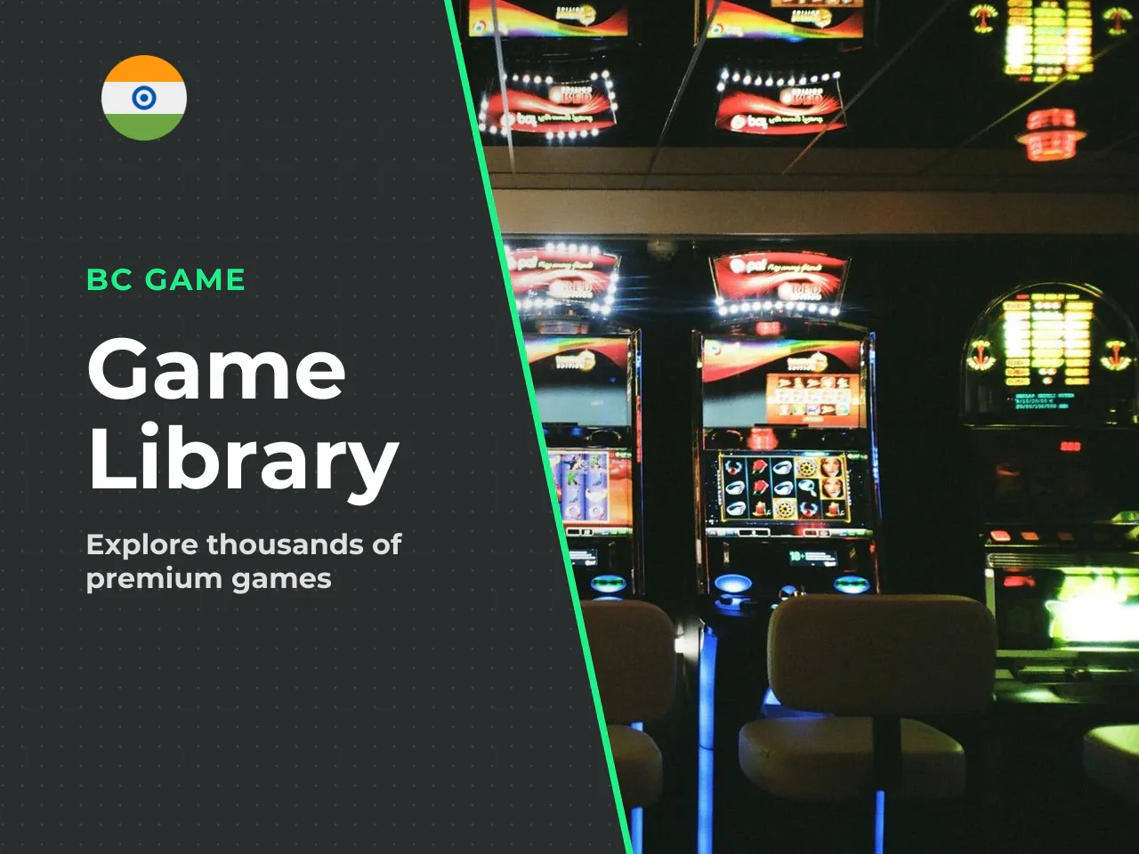 Casino, Sports, and Live Play Options. BC Game's game library is genuinely extensive. Over 10,000 games from 50+ providers cover a wide range: