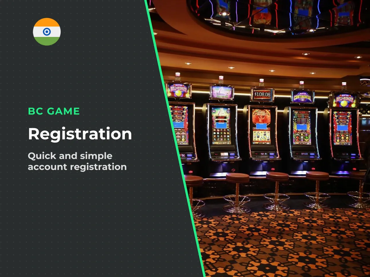 Step-by-Step Registration on BC Game. 1