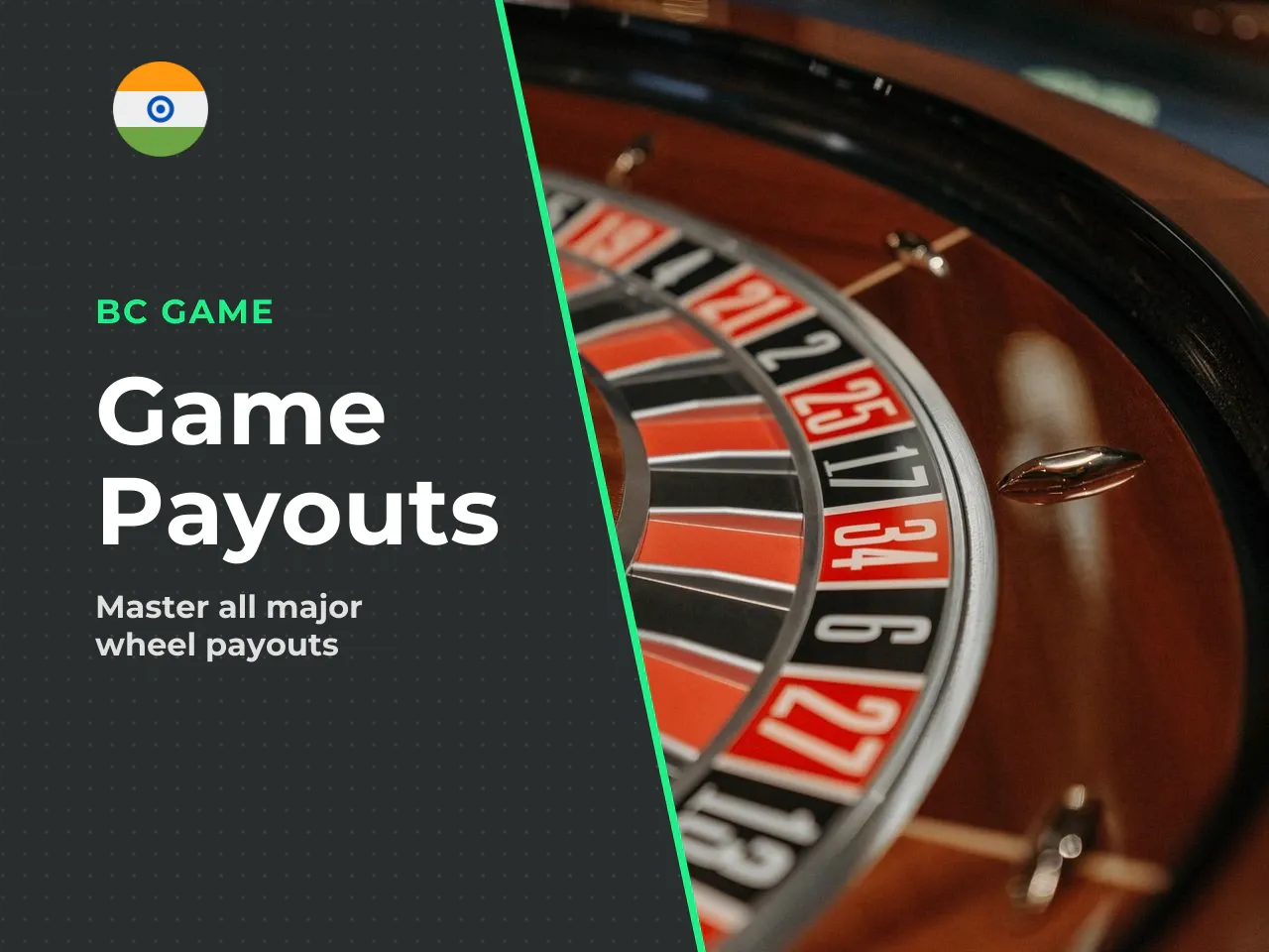 Main number segments on the wheel