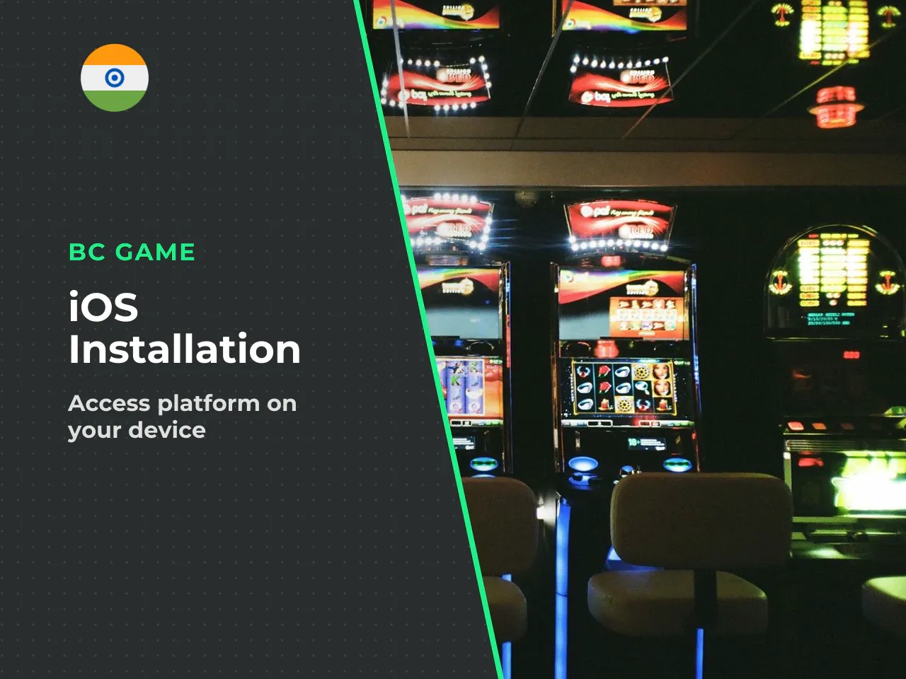 How to Get Access on iPhone and iPad. There is no native iOS app in the App Store. The BC Game iOS app experience is delivered through a PWA (Progressive Web App). Here is how to set it up: 1. Open Sa