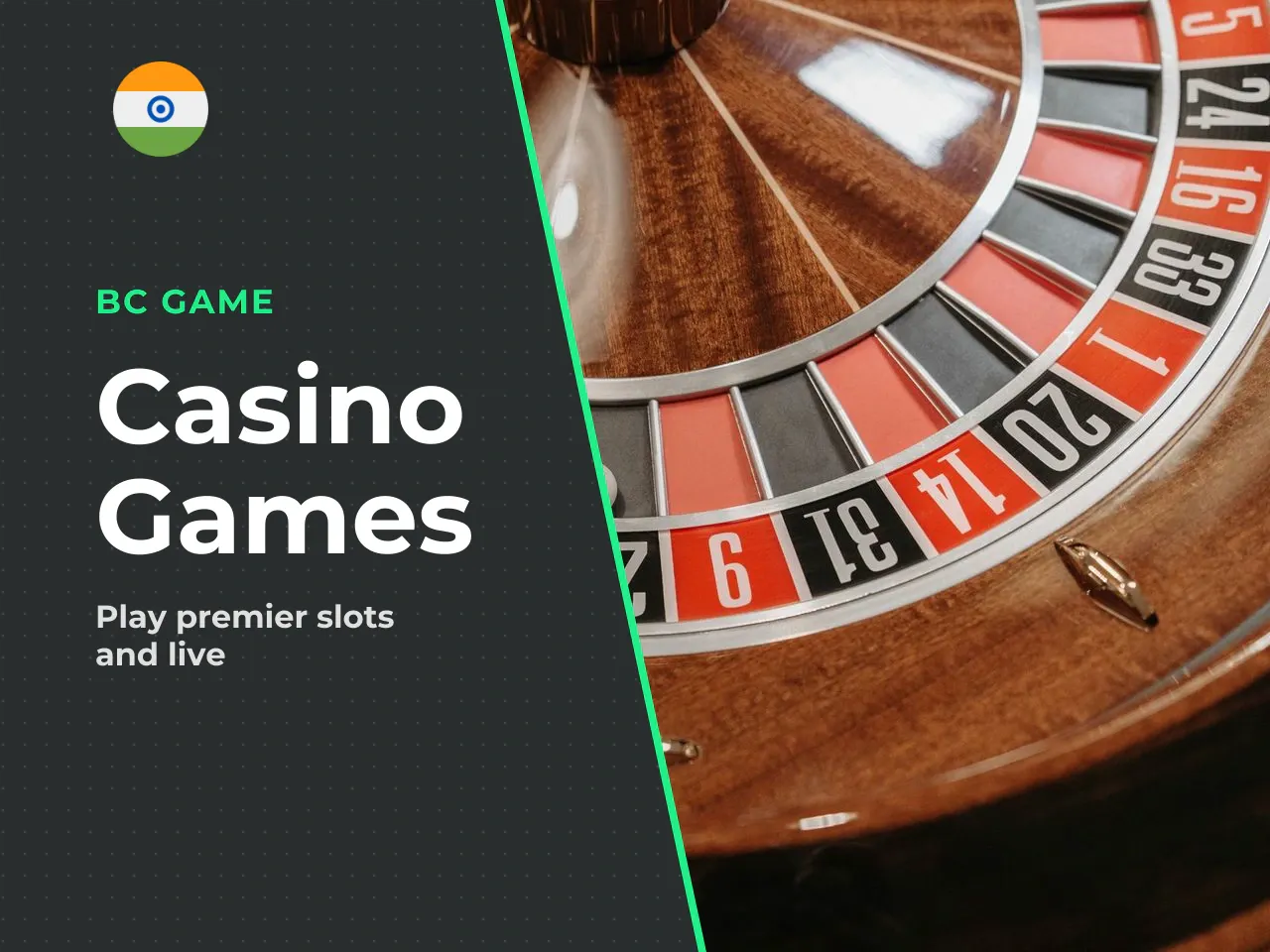 Casino, Live, and Table Games. The